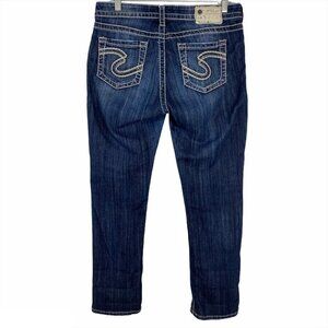 Silver Jeans Natsuki Capri‎ Jeans Blue Size 29